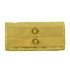 Coach(コーチ) スリム エンベローブ 長財布 ボニー ルーレックス タ-ンロック ゴールド