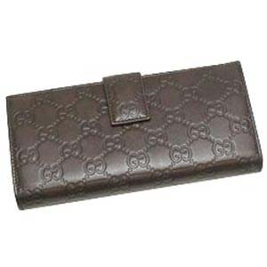 GUCCI(グッチ) 長札財布 112715 WALLET-CONTINENTAL ダークブラウン