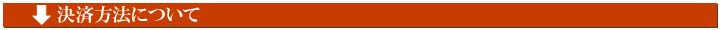 決済方法について